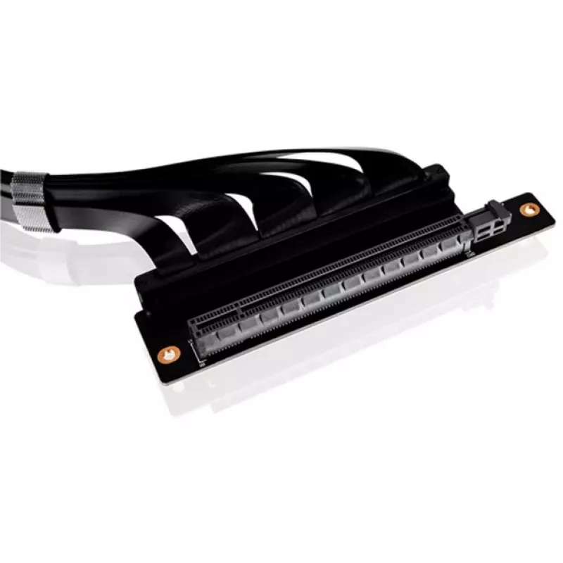 Thermaltake PCI-E 4.0 Dual 90 Degree Riser Cable, 40 cm, Black