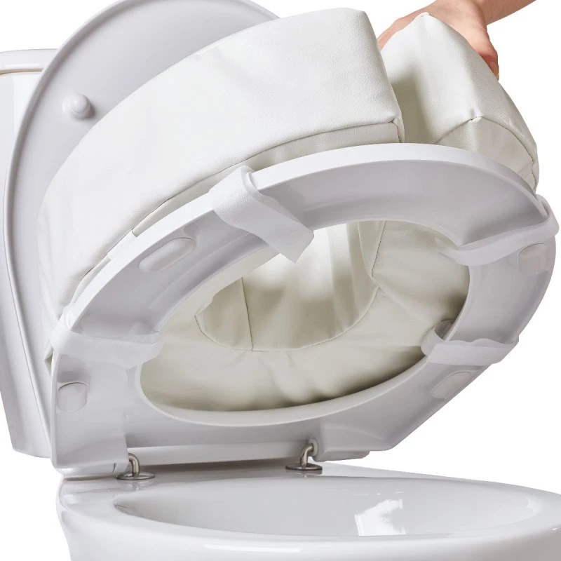 Soft raised toilet seat, 10 cm