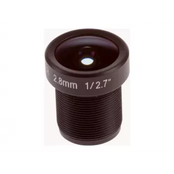 Lens Axis M12 2.8mm F1.2 Indoor Black 170° Viewing Angle