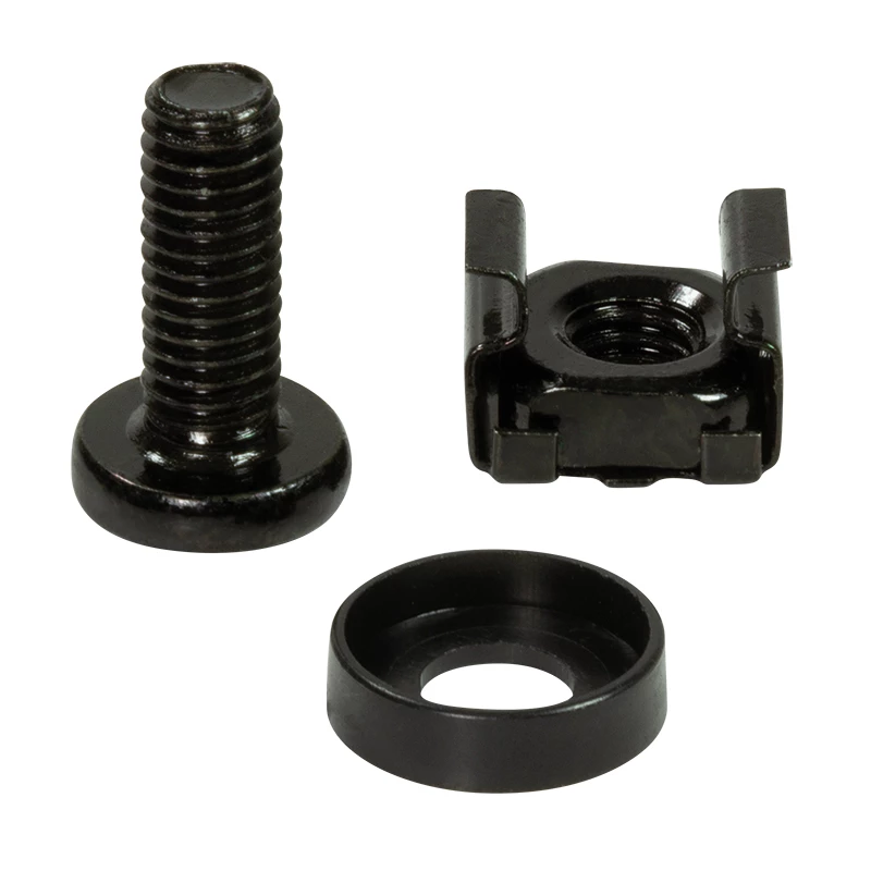 Screw kit LOGILINK AC116 — 50 black screws for rack accessories