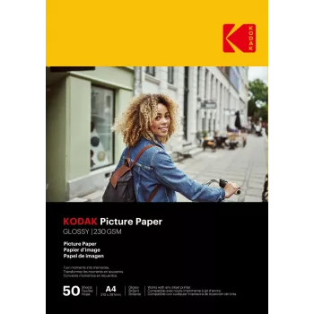 Kodak Picture Paper 230g 11.8 mil Glossy 4/6x100 (9891267)