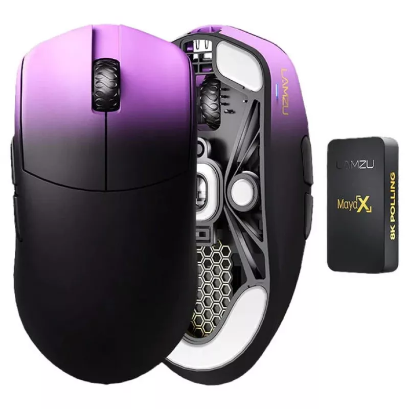 Lamzu Maya X Gaming Mouse - Purple Shadow
