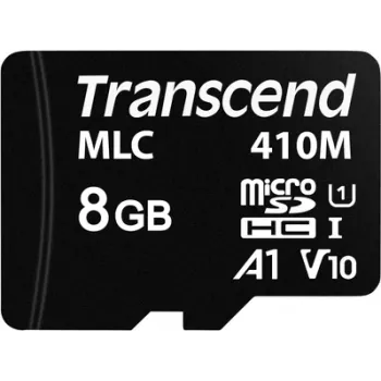 Transcend 410M Flash memory card 8 GB A1 Video Class V10 UHS-I U1 Class10 microSDHC UHS-I