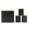 Bread Bin Set Salter BW129001EU7 Black 4-piece – storage containers for bread and baked goods
