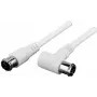 Coaxial Cable Preisner FQ-FQW150 1.5m F White