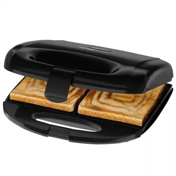 Sandwich maker CLATRONIC ST 3814, 820 W, 2 sandwiches, non-stick plates, cool-touch handle