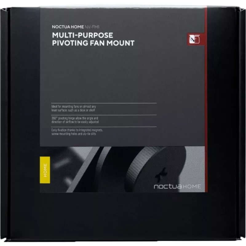 Noctua NV-FM1 Multi-Purpose Pivoting Fan Mount, Black