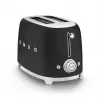 Toaster Smeg 50's Style TSF01BLMEU 2 Slice Black Stainless Steel