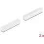 DeLOCK Dust cover for D-Sub 37 female 2 pieces transparent