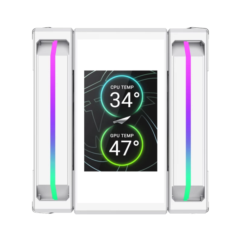 Gamemax | CPU Air cooler | SIGMA 620 LCD | White