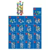 Ball track construction set Ascato model 117607 — 78 pieces, modular marble run