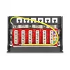 Patch panel DELOCK Mini Desktop RJ45 6-port Cat.6A shielded, metal, black, 80×22×125 mm