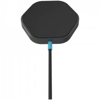 Wireless charger CANYON HEXAGON 110 Dark Grey Blue 10W fast charging, model CNS-WCS110