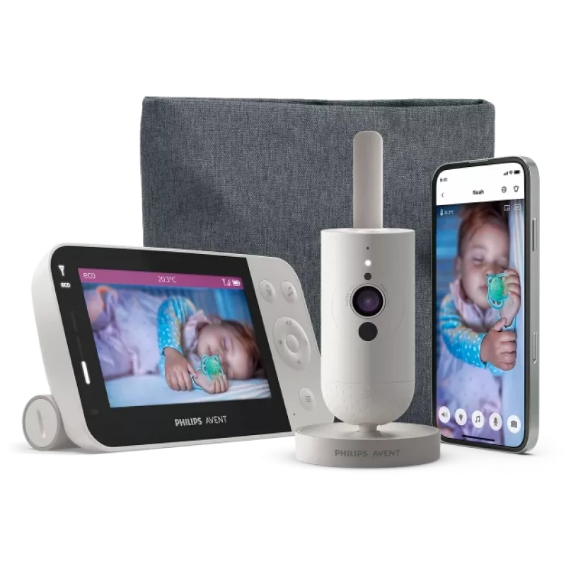 Philips AVENT SCD953/26 video baby monitor 400 m Wi-Fi Grey, White
