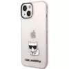 Karl Lagerfeld KLHCP14MCTRI Iphone 14 Plus / 15 Plus 6.7 Hardcase Pink / Pink Transparent Choupette Body