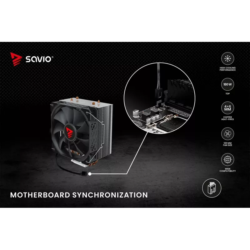 SAVIO VORTEX X2 CPU Cooler