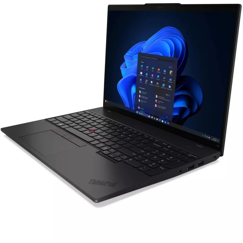 Lenovo ThinkPad L16 Gen 2 (AMD) AMD Ryzen™ 5 PRO 215 Laptop 40.6 cm (16 inch) WUXGA 16 GB DDR5-SDRAM 512 GB SSD Wi-Fi 7 (802.11be) Windows 11 Pro German Black