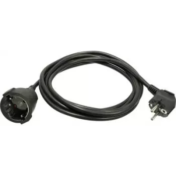 Extension cable AS Schwabe 51012 16 A 10 m Black, mains extension lead