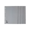 ELBA Register A4 1-100 PP Grey 100 Taben - Office Supplies