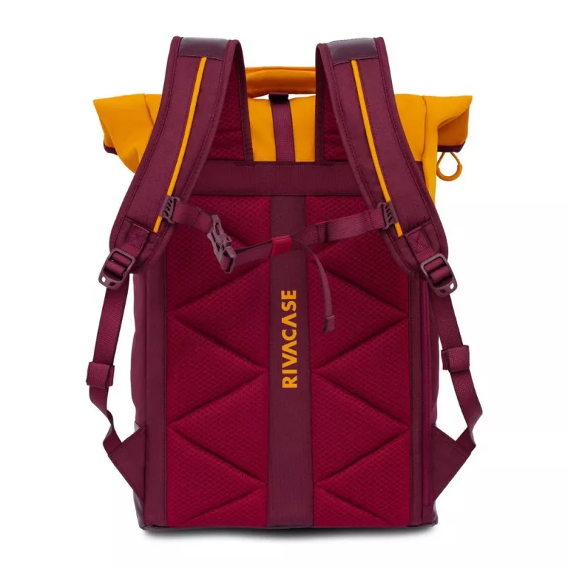 Rivacase Dijon 39.6 cm (15.6) Backpack Orange, Red