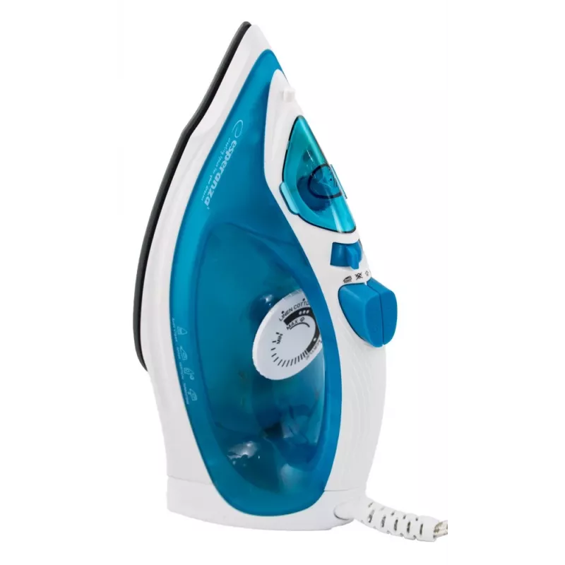 Esperanza EHI002 Slider Steam Iron, 2200 W, Ceramic Soleplate, Vertical Steam, White/Blue