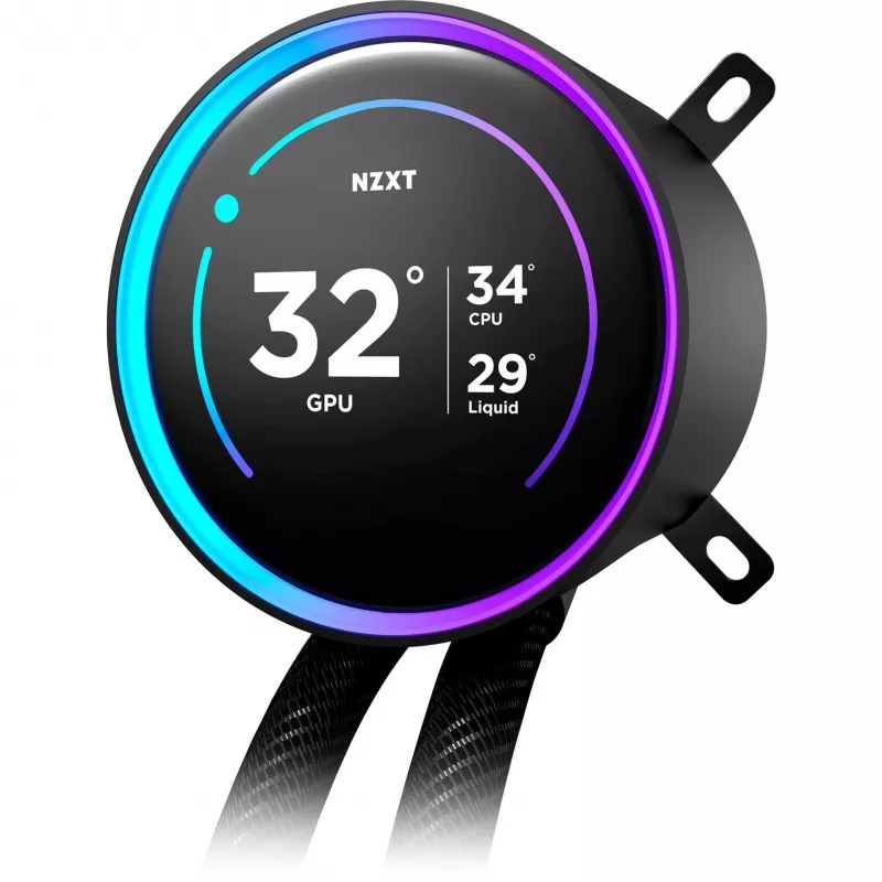 NZXT Kraken Elite 360 RGB Processor All-in-one liquid cooler 12 cm Black 1 pc(s)