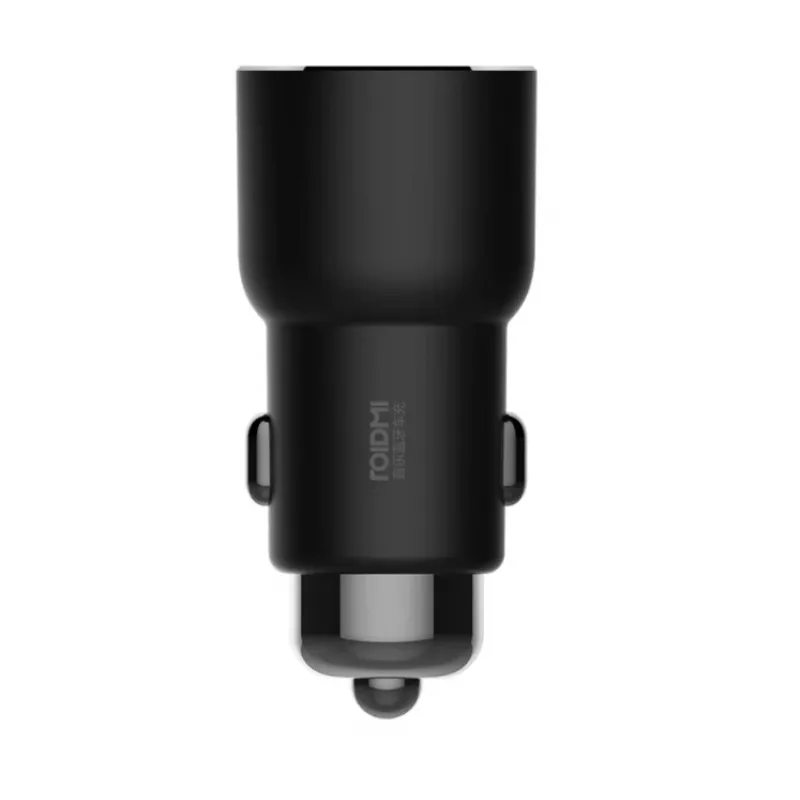 Roidmi 3S Car Charger with FM Transmitter, Bluetooth, Black Color