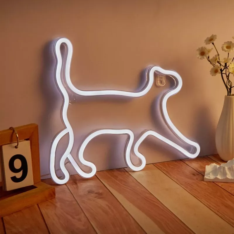Neon-style decorative light MANTA SNL70WH Style Neon Lights CAT 2 White 70 cm