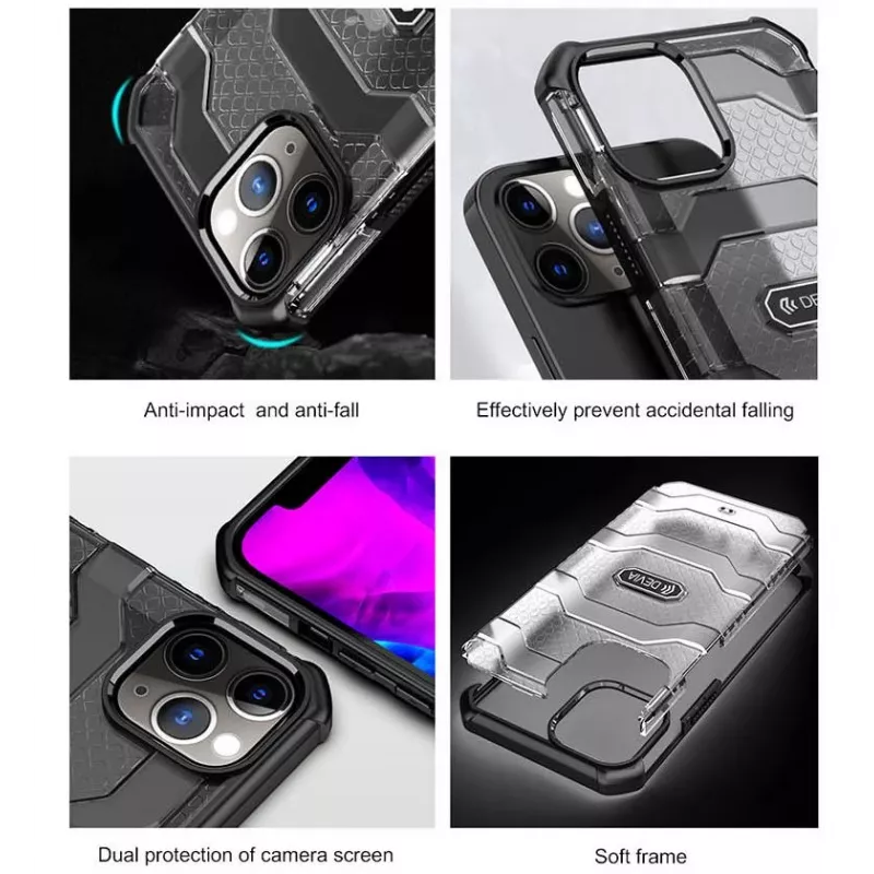 Protective shockproof case Devia Vanguard for iPhone 12 Pro Max, green