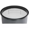 Trash Can Durable 333023 17 L Round Metal Silver