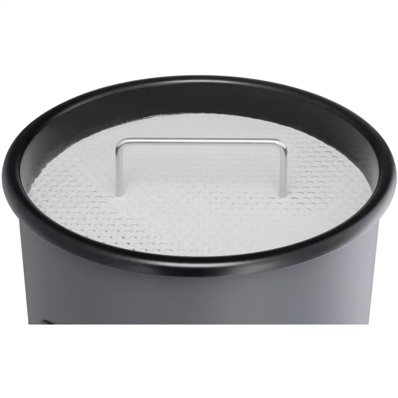 Trash Can Durable 333023 17 L Round Metal Silver