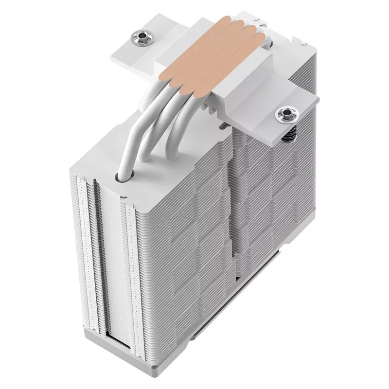 Air cooler DeepCool AK400 G2 WH, 120 mm fan, max air pressure 3.33 mmH2O, 92×132×156 mm, white