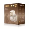 Electronic cordless breast pump neno VENTO Three-Phase, rechargeable, portable, LCD display, 150 ml bottle, BPA-free, beige