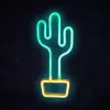 Neon Lights MANTA SNL07GN Green Yellow Cactus Style decorative LED neon sign