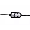 Wired gaming headset GEMBIRD GHS-U-5.1-01 — over-ear, 5.1 support, 20–20,000 Hz, 2 m cable, red/black