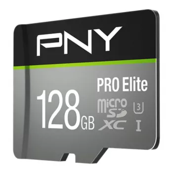 MicroSDXC Flash Card PNY PRO Elite 128GB UHS-I Model P-SDU128V31100PRO-GE