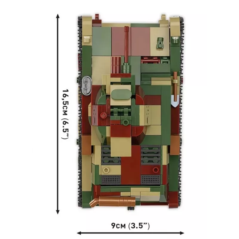 Cobi Building Blocks Light Tank 7TP model, 669 pieces, COBI-2661