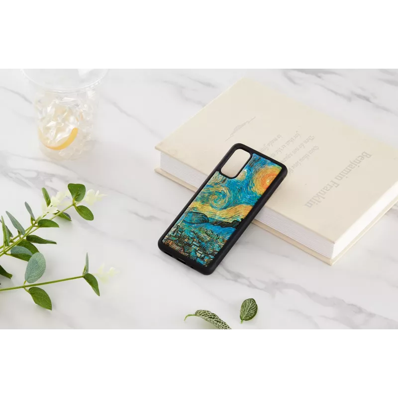 Protective phone case iKins for Samsung Galaxy S20 — black starry night design