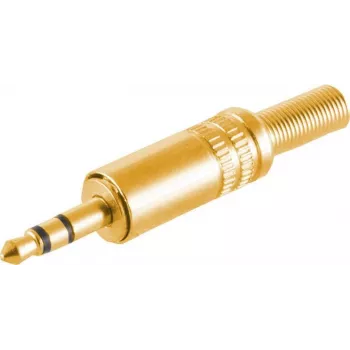 Stereo Plug ShiverPeaks 51200-MG gold-plated metal 3.5 mm connector