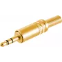Stereo Plug ShiverPeaks 51200-MG gold-plated metal 3.5 mm connector