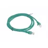 PATCHCORD Cat.6 UTP 1.5M Green FLUKE PASSED LANBERG 10-PACK