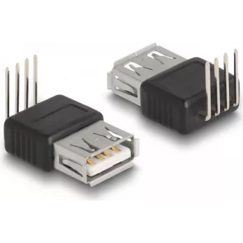 DeLOCK Adapter USB 2.0 Type-A female to 4 pin 90° angled