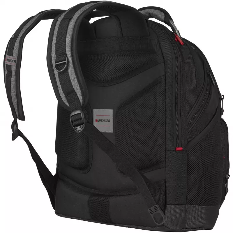 Wenger IBEX Deluxe - notebook backpack - 43.2 cm - 35,60cm (14) - 40,6cm (16) - Black (606493)