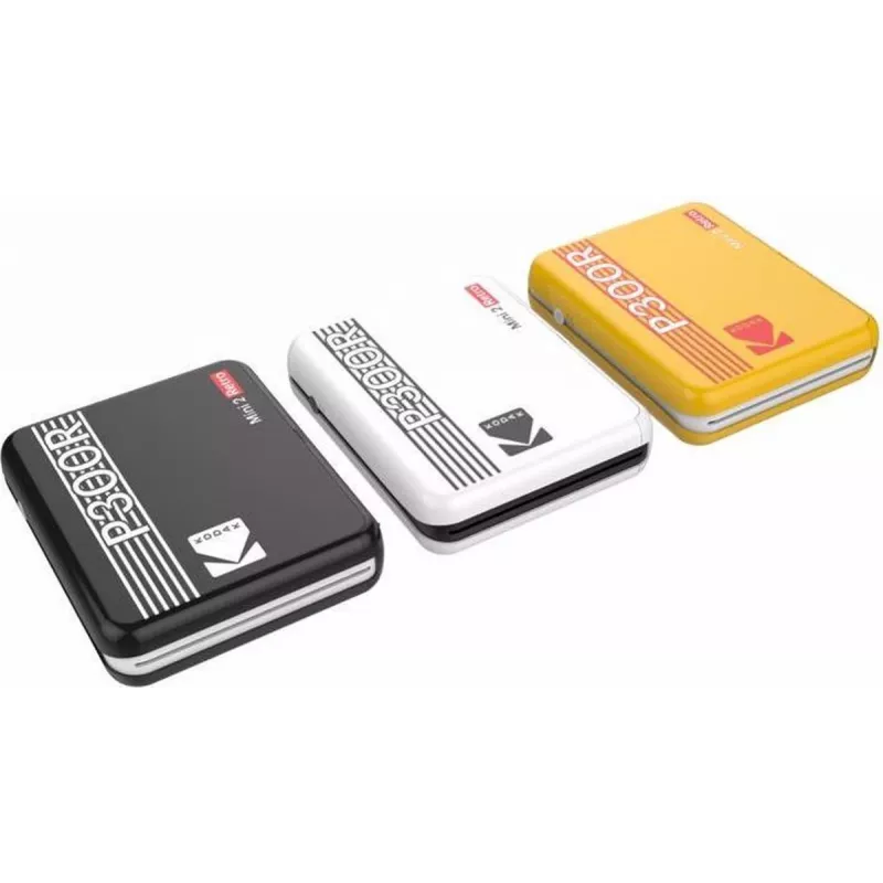Printer Kodak Mini 3 Square Retro Pass Photo Printing Technology Yellow