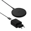 Wireless charger Belkin WIA012KQBK 15W with 20W power adapter, black
