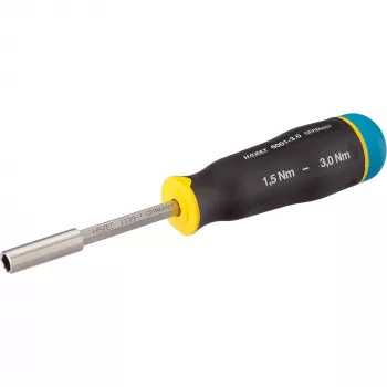 torque screwdriver 6001-3.0/3, 1/4 black/Blue, 1 - 6 Nm, 1/4 bit holder