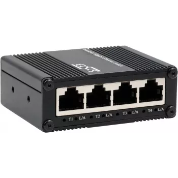 Industrial 5-Port Gigabit Switch Exsys EX-62021 with USB-C Power Input, Unmanaged