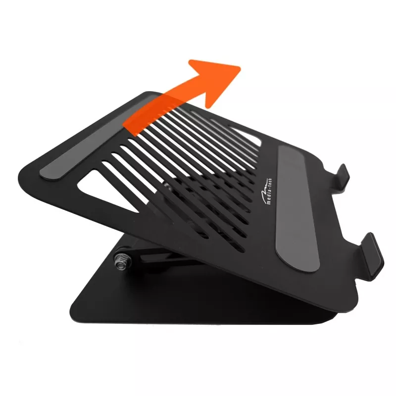 Laptop stand MEDIA-TECH MT2662 — adjustable height, foldable aluminium for 10–17 inch laptops
