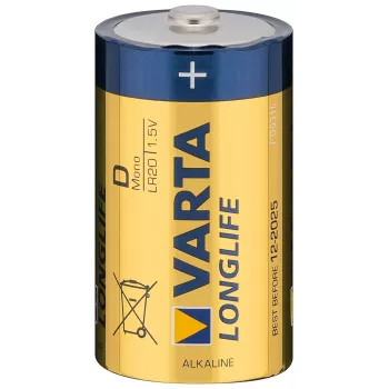 Battery Varta 4120 Longlife D Mono 1.5V — Primary zinc-carbon D size, 1.5V