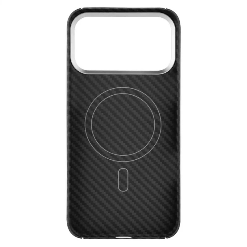 Protective back cover FIXED for Apple iPhone 17 Pro Max — aramid fibers, black